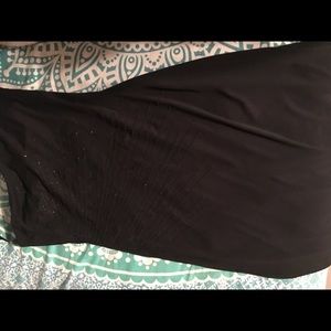 Black Beaded Prom Dress